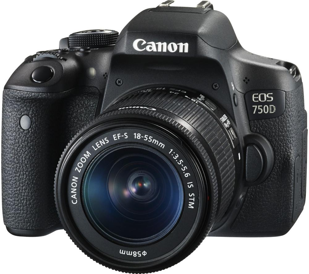 Canon 750D với ống kính đi kèm Canon EF-S 18-15mm IS STM